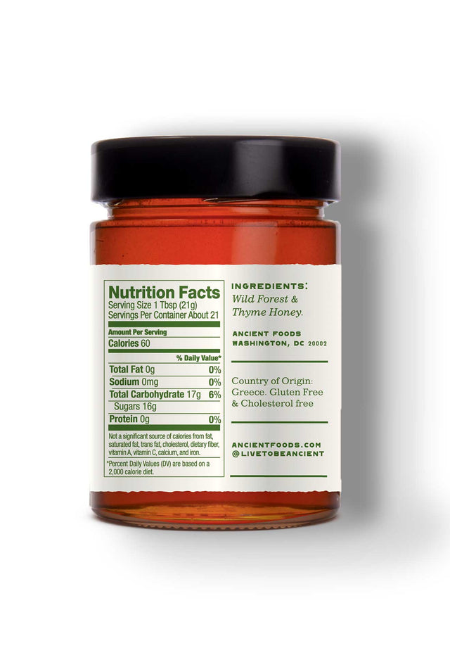 ILÍA USDA Organic Wild Forest Greek Honey ILÍA USDA Organic Wild Forest Greek Honey